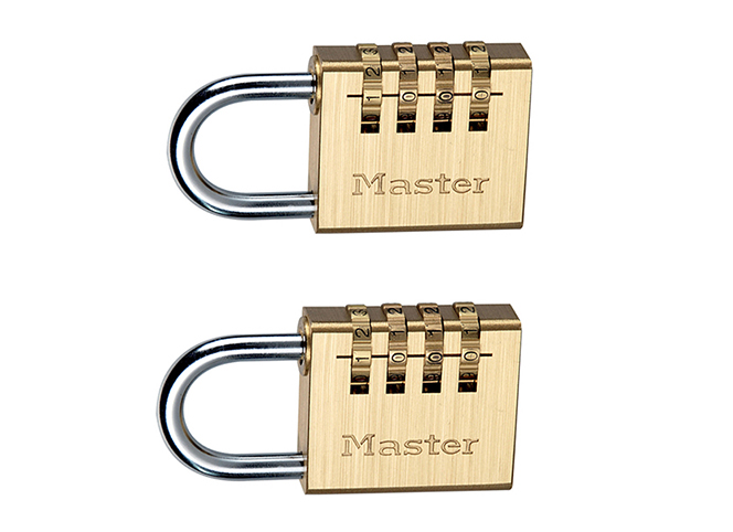 玛斯特Masterlock 黄铜数字密码挂锁 No. 604EURD