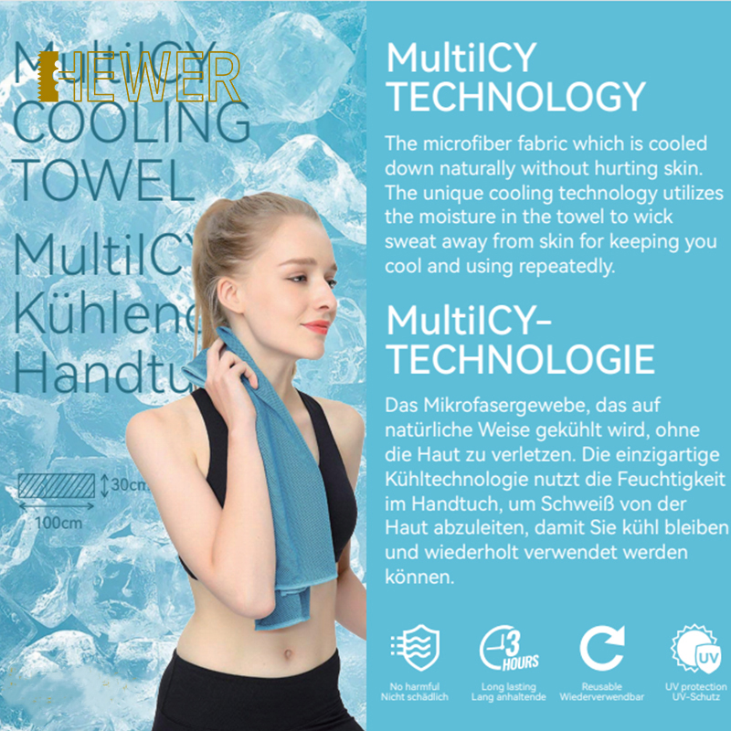 HEWER MultiICY降温毛巾对预防中暑的重要性